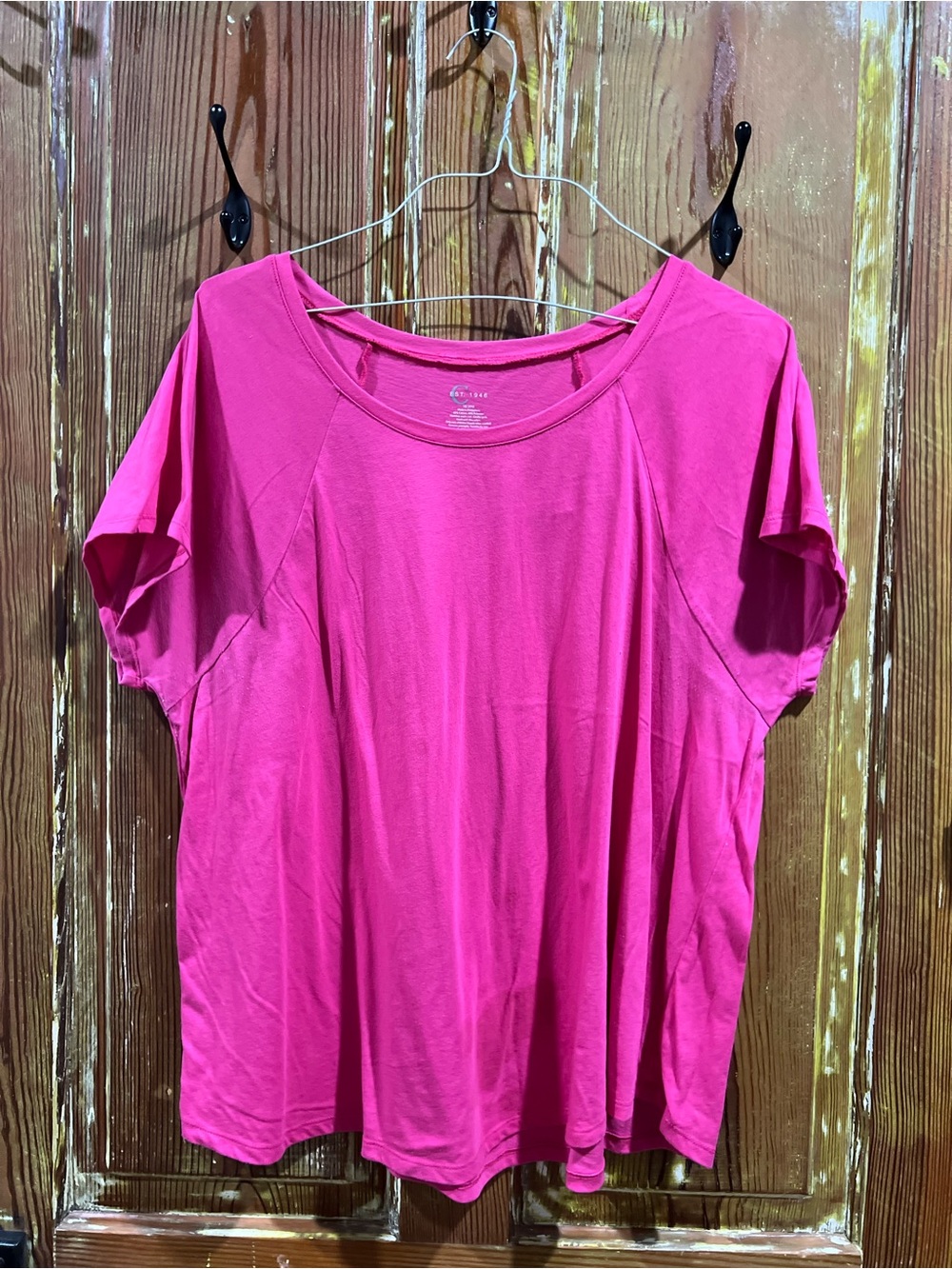 Cato Hot Pink Short Sleeve Tee